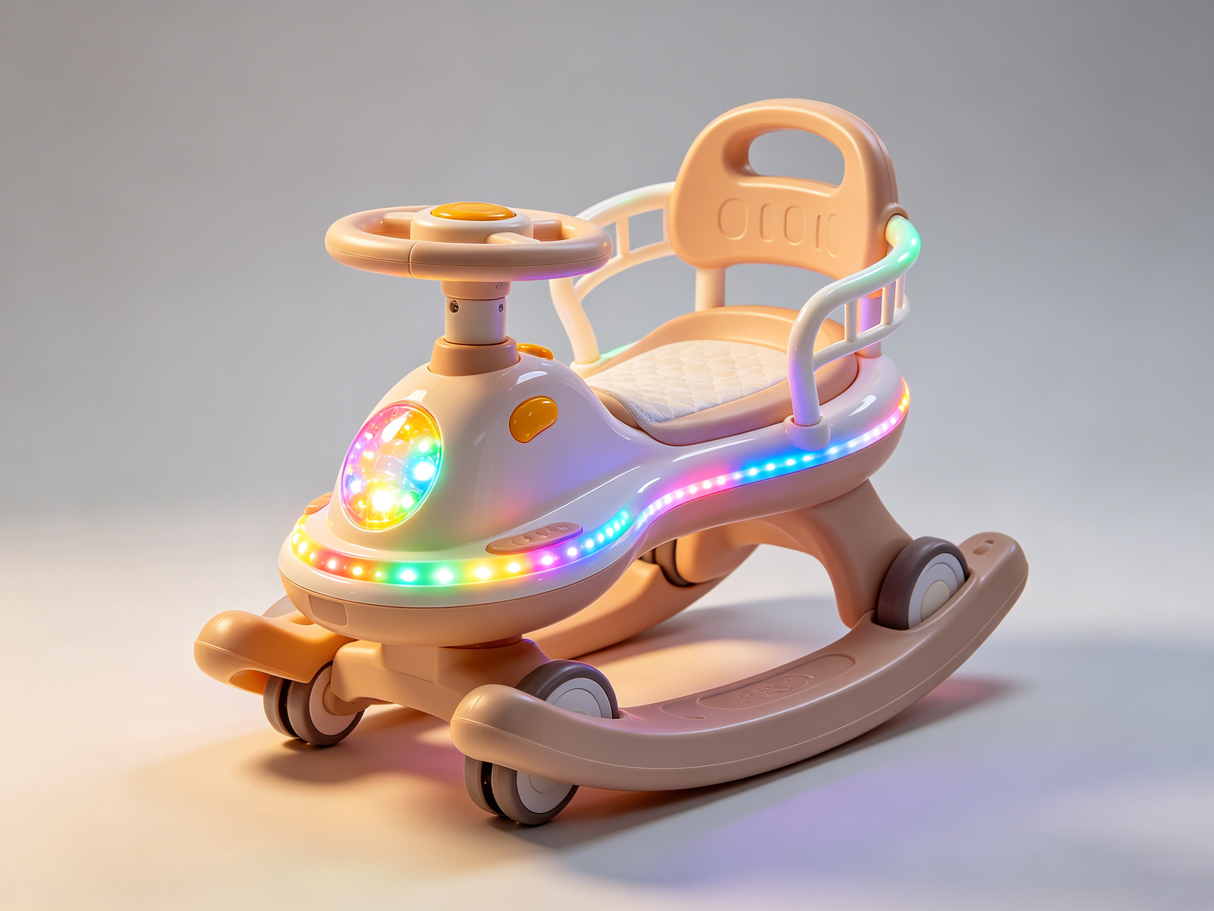 动感赛车彩灯摇摆车